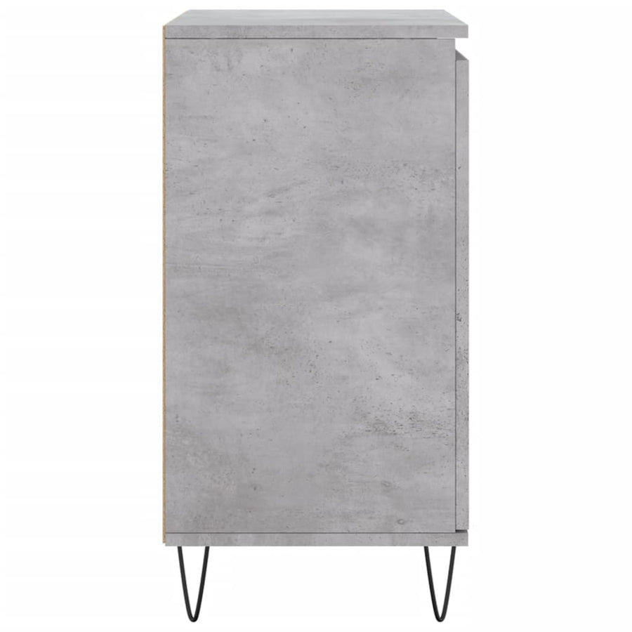Dressoir 60X35X70 Cm Bewerkt Hout Betongrijs