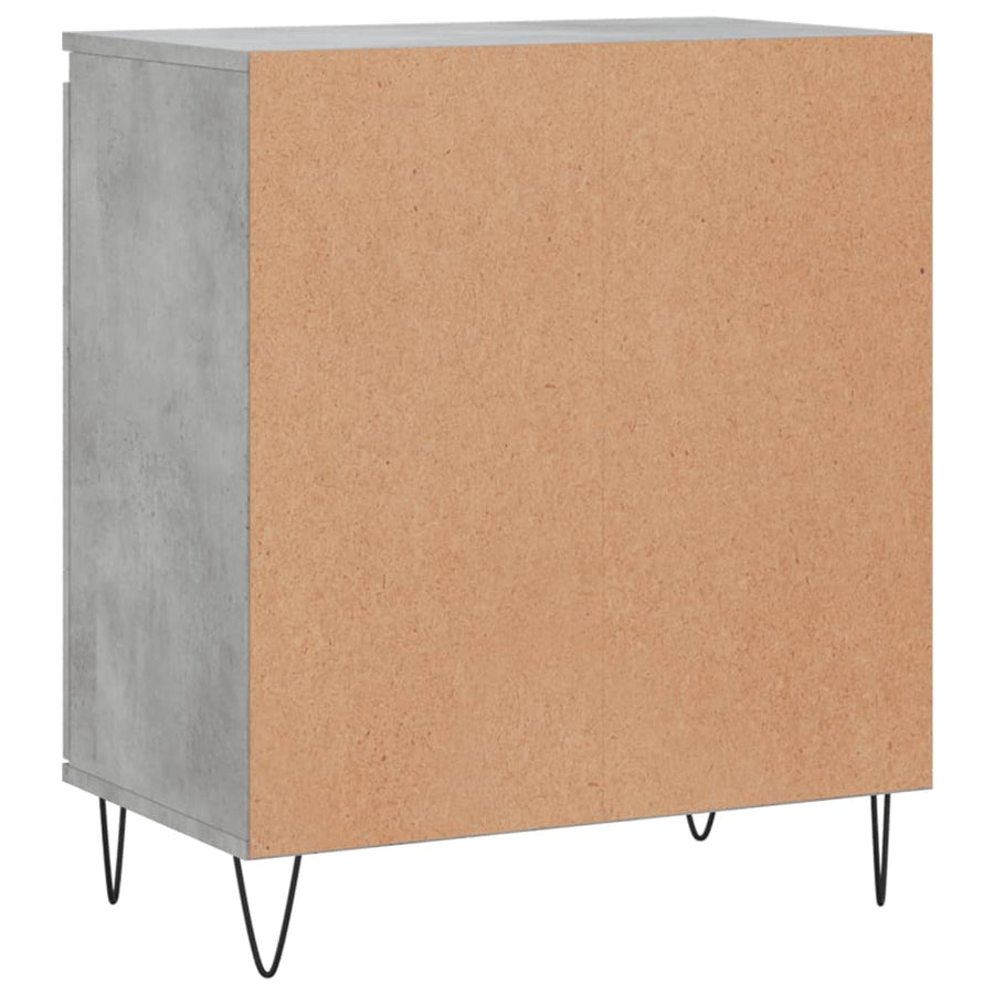 Dressoir 60X35X70 Cm Bewerkt Hout Betongrijs