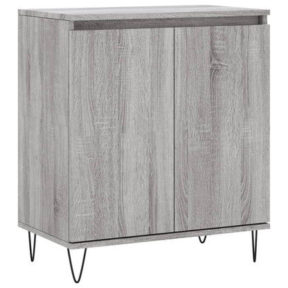 Dressoir 60X30X75 Cm Bewerkt Hout Grijs Sonoma Eikenkleurig