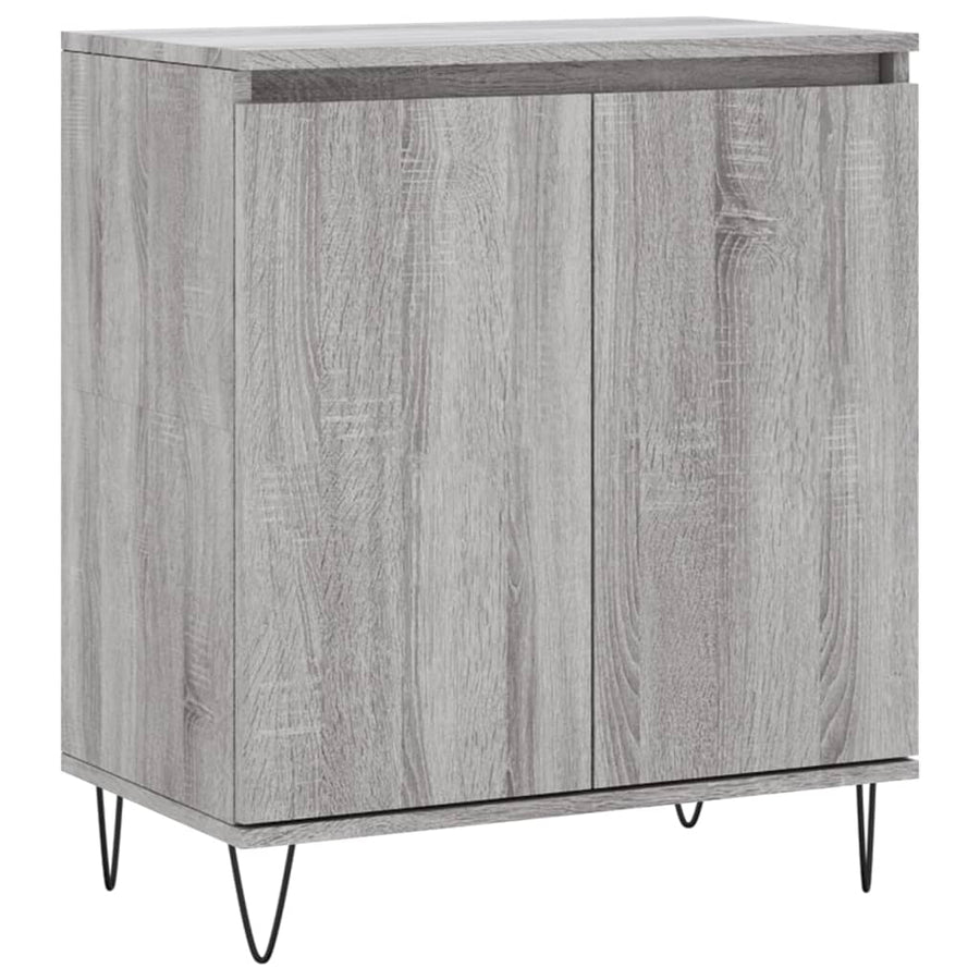 Dressoir 60X30X75 Cm Bewerkt Hout Grijs Sonoma Eikenkleurig