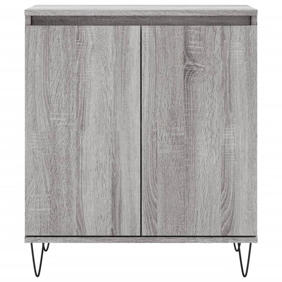 Dressoir 60X30X75 Cm Bewerkt Hout Grijs Sonoma Eikenkleurig