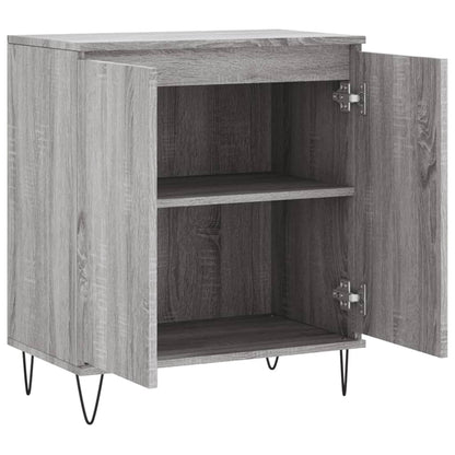 Dressoir 60X30X75 Cm Bewerkt Hout Grijs Sonoma Eikenkleurig