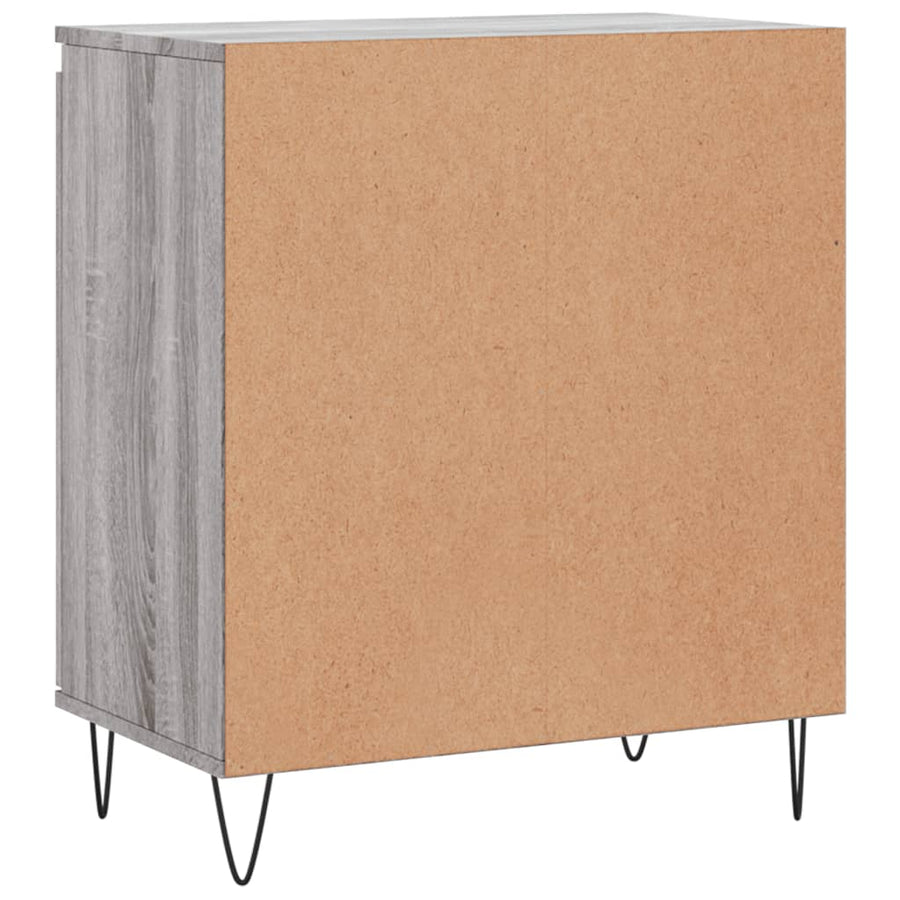 Dressoir 60X30X75 Cm Bewerkt Hout Grijs Sonoma Eikenkleurig