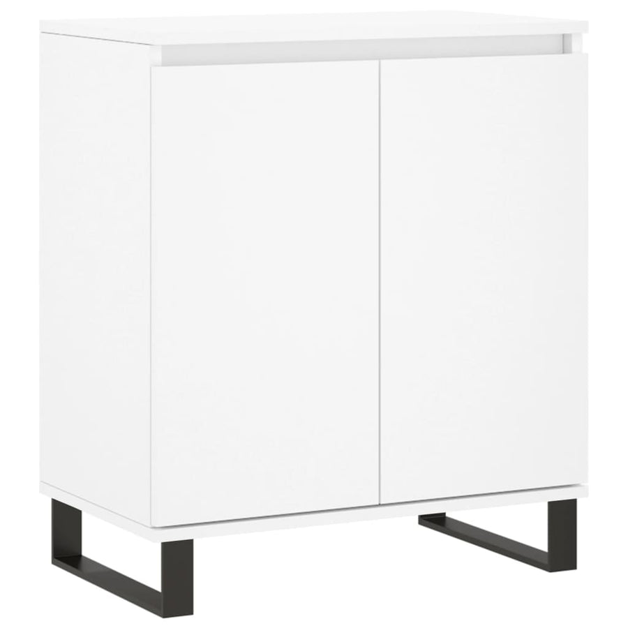 Dressoir 60X35X70 Cm Bewerkt Hout Wit