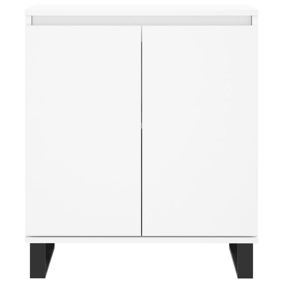 Dressoir 60X35X70 Cm Bewerkt Hout Wit
