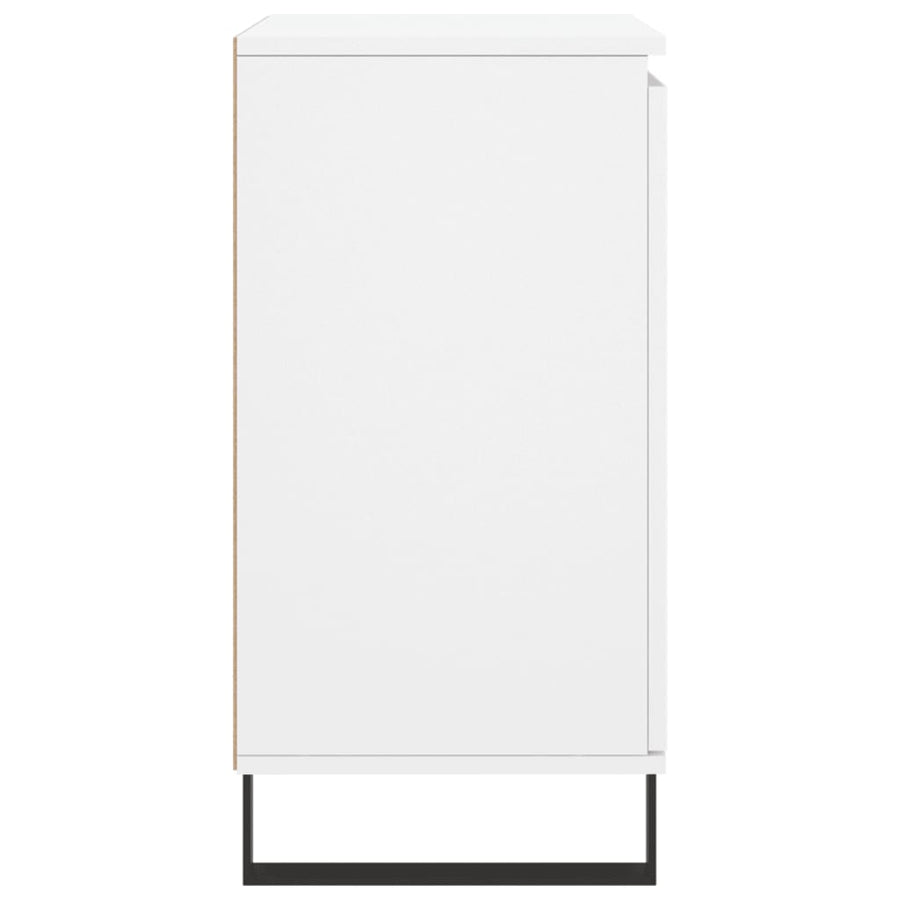 Dressoir 60X35X70 Cm Bewerkt Hout Wit