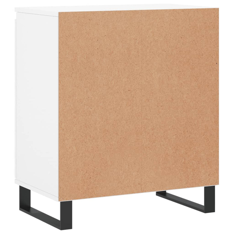 Dressoir 60X35X70 Cm Bewerkt Hout Wit