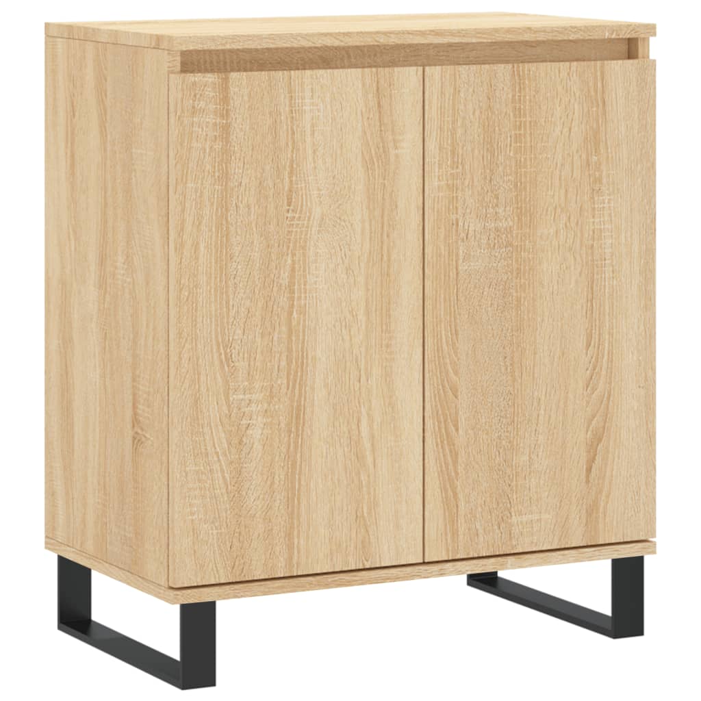 Dressoir 60X35X70 Cm Bewerkt Hout Sonoma Eikenkleurig