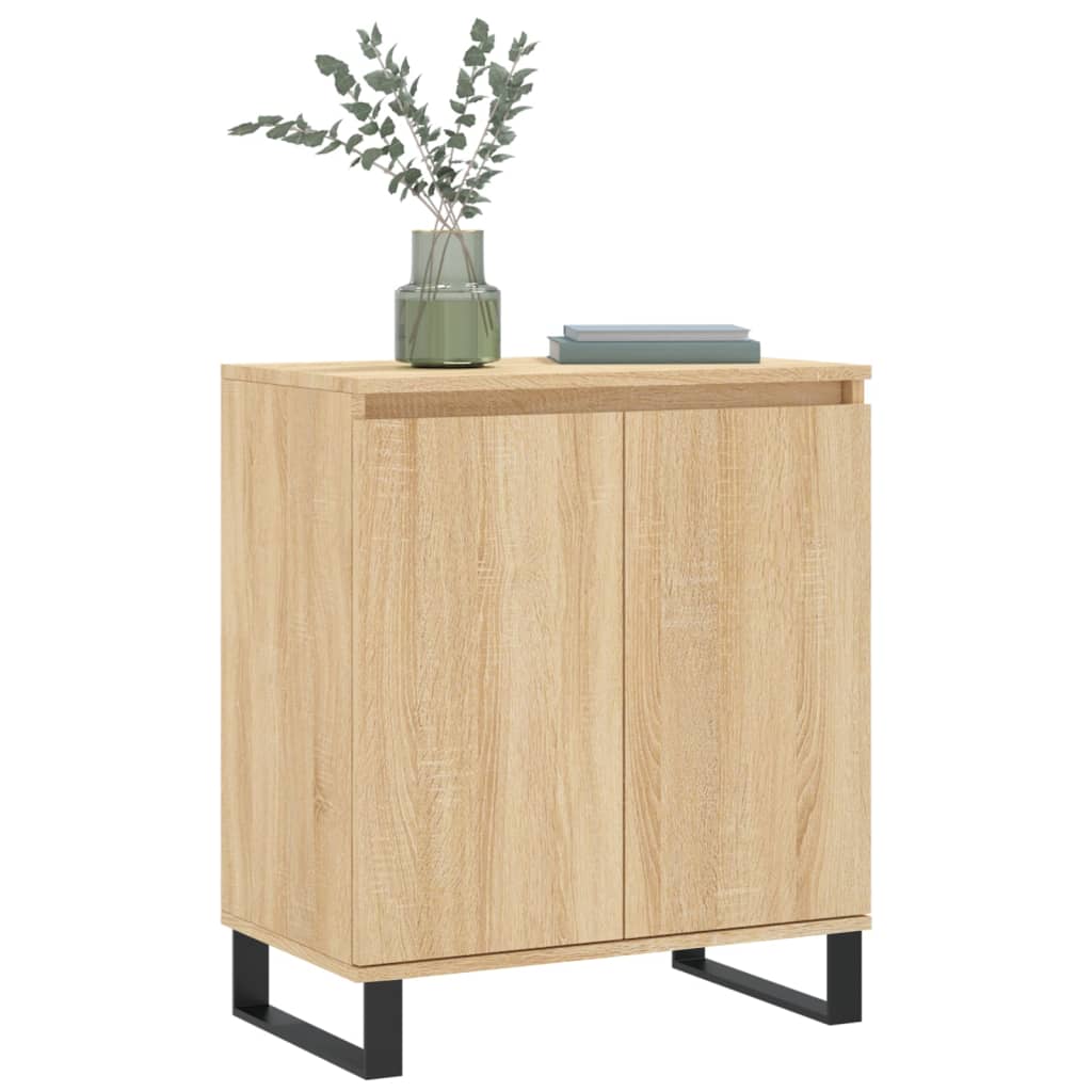Dressoir 60X35X70 Cm Bewerkt Hout Sonoma Eikenkleurig