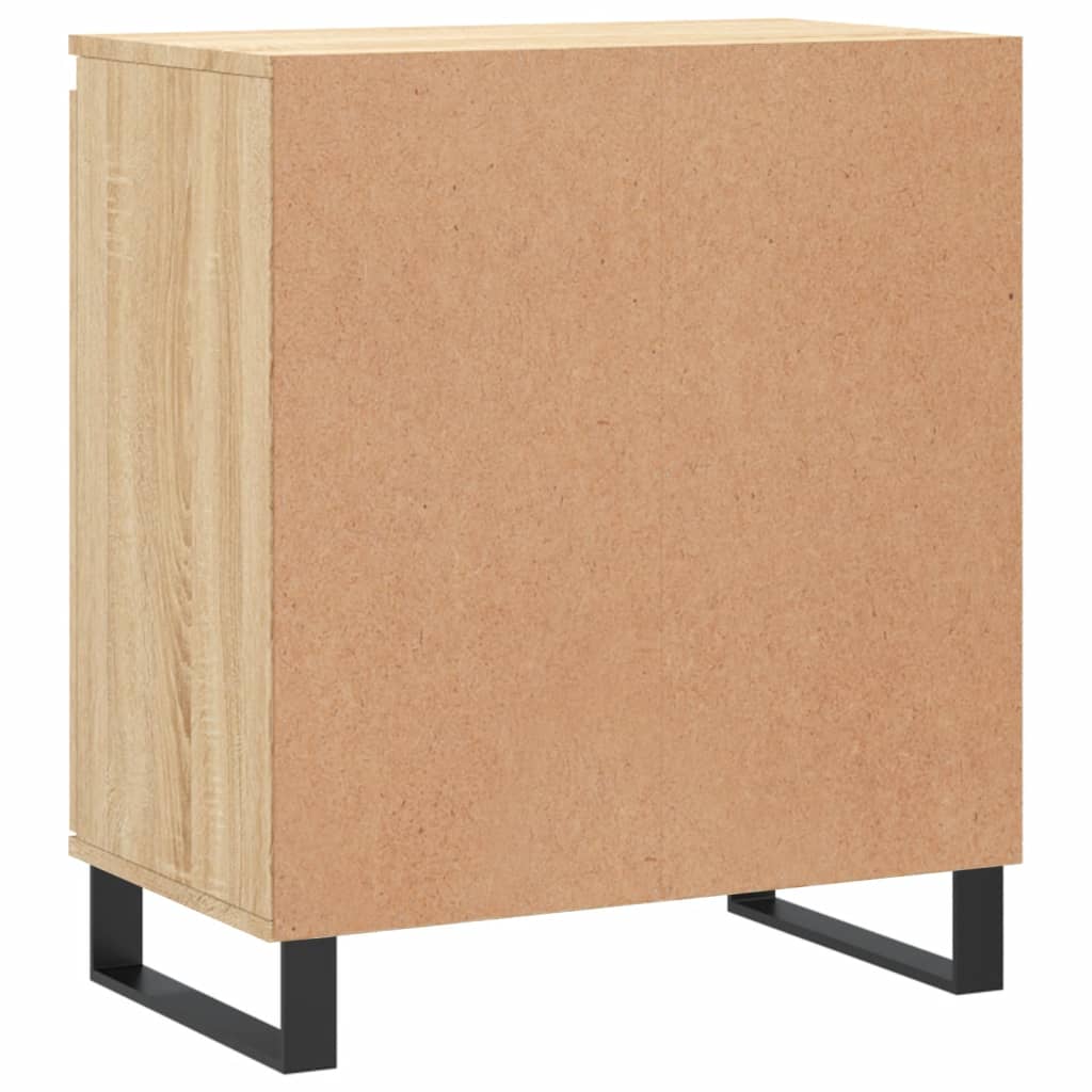 Dressoir 60X35X70 Cm Bewerkt Hout Sonoma Eikenkleurig