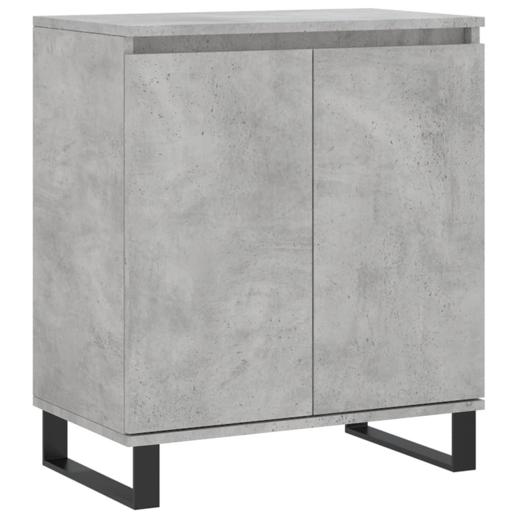 Dressoir 60X35X70 Cm Bewerkt Hout Betongrijs