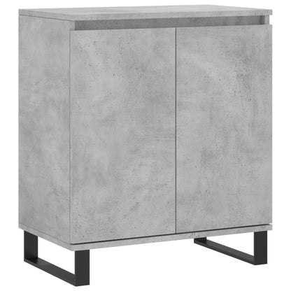 Dressoir 60X35X70 Cm Bewerkt Hout Betongrijs