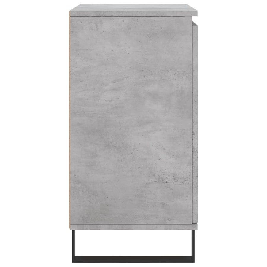 Dressoir 60X35X70 Cm Bewerkt Hout Betongrijs