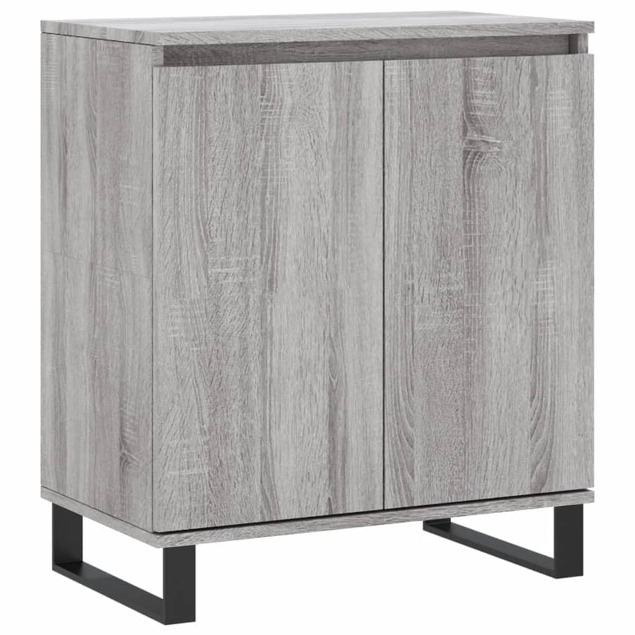 Dressoir 60X30X75 Cm Bewerkt Hout Grijs Sonoma Eikenkleurig