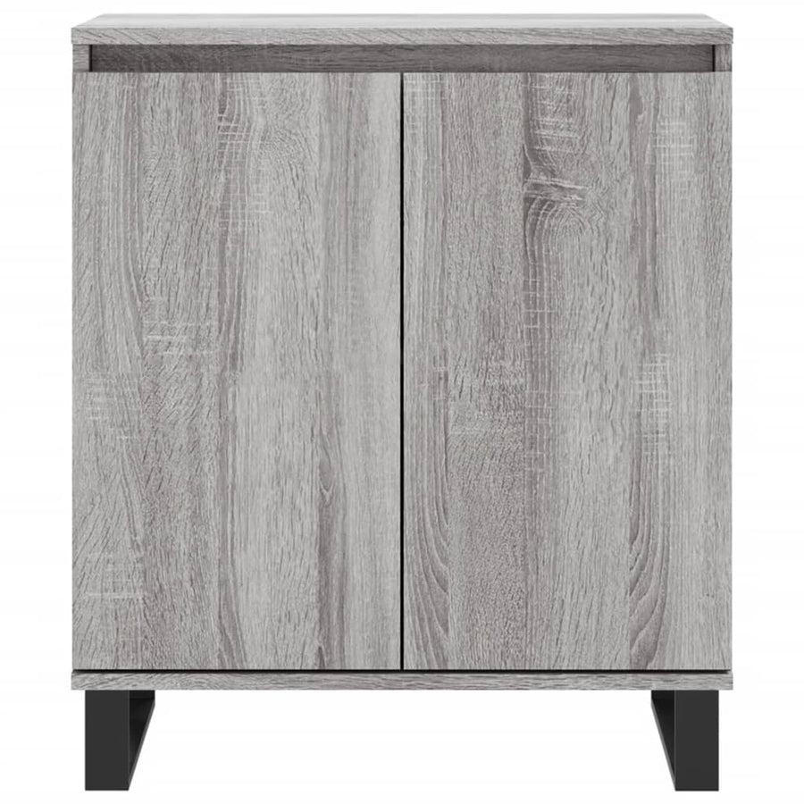 Dressoir 60X30X75 Cm Bewerkt Hout Grijs Sonoma Eikenkleurig