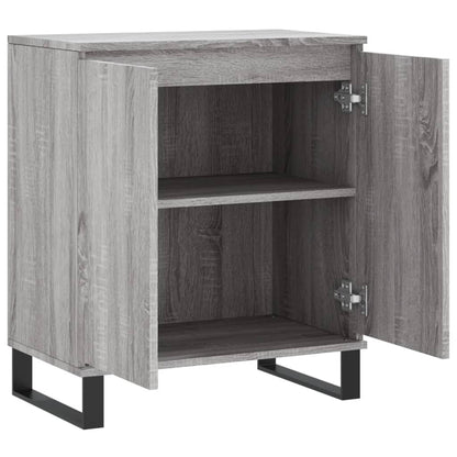 Dressoir 60X30X75 Cm Bewerkt Hout Grijs Sonoma Eikenkleurig