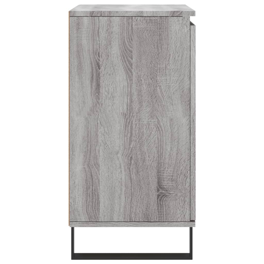 Dressoir 60X30X75 Cm Bewerkt Hout Grijs Sonoma Eikenkleurig