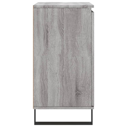 Dressoir 60X30X75 Cm Bewerkt Hout Grijs Sonoma Eikenkleurig