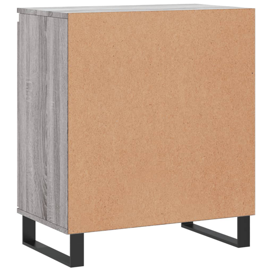 Dressoir 60X30X75 Cm Bewerkt Hout Grijs Sonoma Eikenkleurig