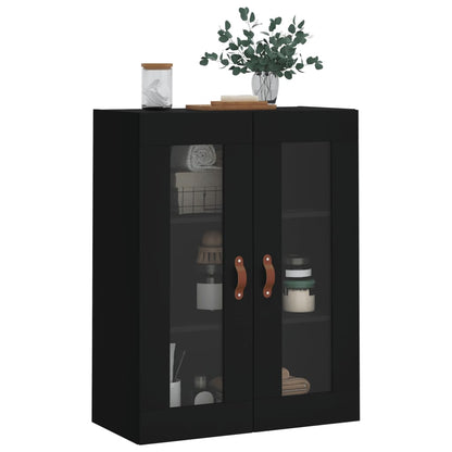 Wandkast 69,5X34X90 Cm Zwart
