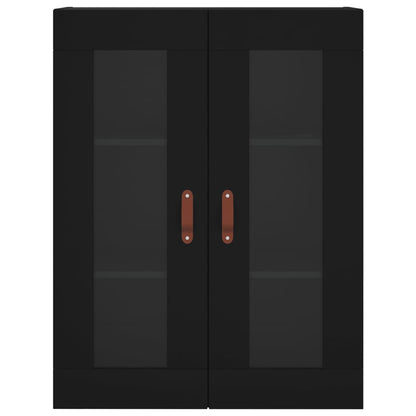 Wandkast 69,5X34X90 Cm Zwart