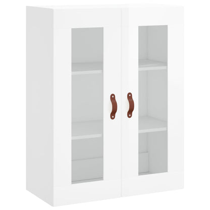 Wandkast 69,5X34X90 Cm Hoogglans Wit