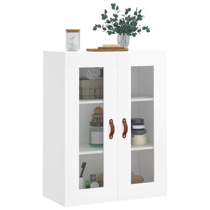 Wandkast 69,5X34X90 Cm Hoogglans Wit