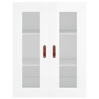 Wandkast 69,5X34X90 Cm Hoogglans Wit