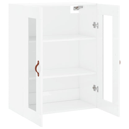 Wandkast 69,5X34X90 Cm Hoogglans Wit