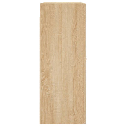 Wandkast 69,5X34X90 Cm Sonoma Eikenkleurig