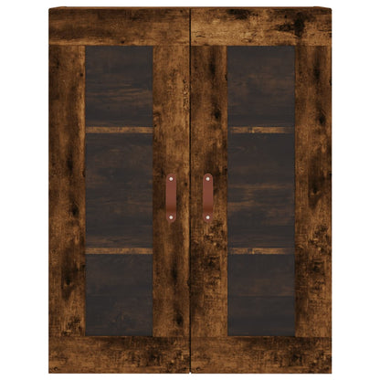 Wandkast 69,5X34X90 Cm Gerookt Eikenkleurig