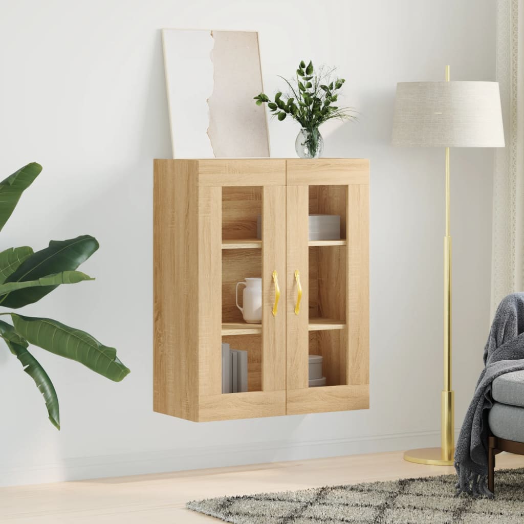 Hangkast 69,5X34X90 Cm Sonoma Eikenkleurig