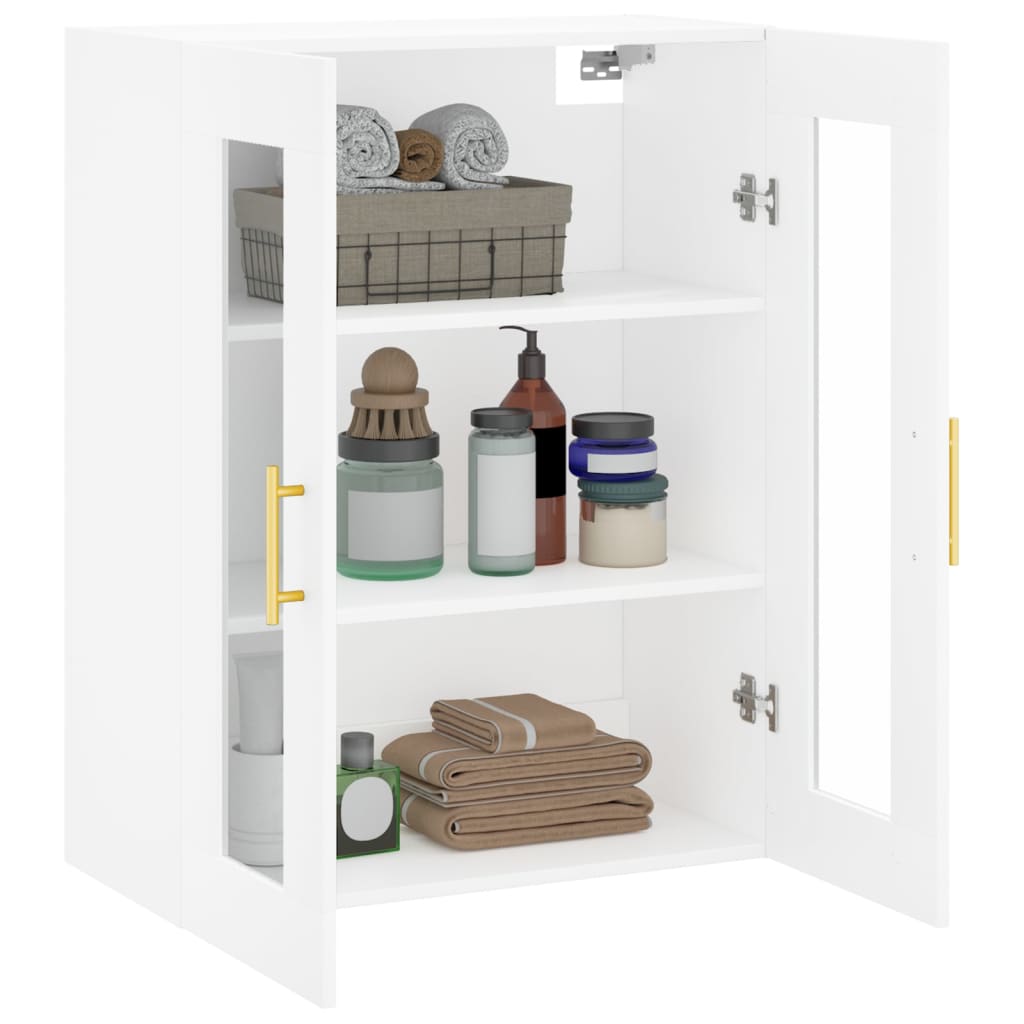 Wandkast 69,5X34X90 Cm Wit