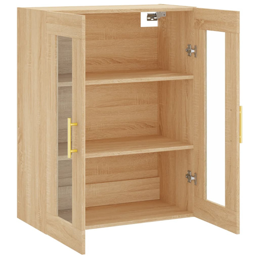 Hangkast 69,5X34X90 Cm Sonoma Eikenkleurig