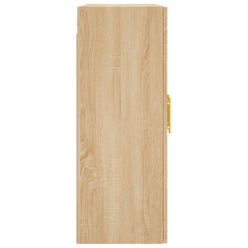 Hangkast 69,5X34X90 Cm Sonoma Eikenkleurig