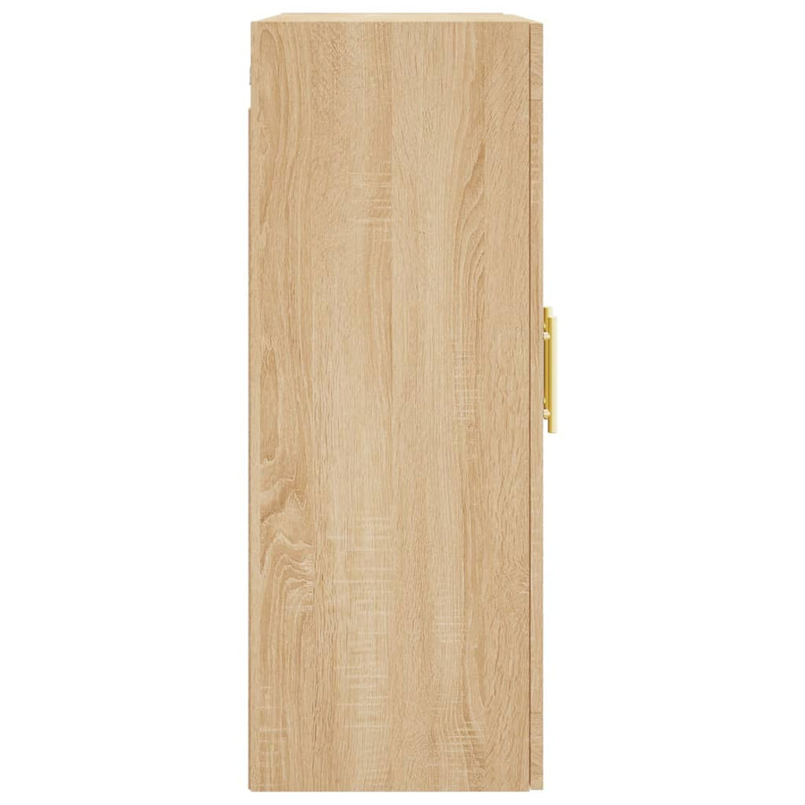 Hangkast 69,5X34X90 Cm Sonoma Eikenkleurig