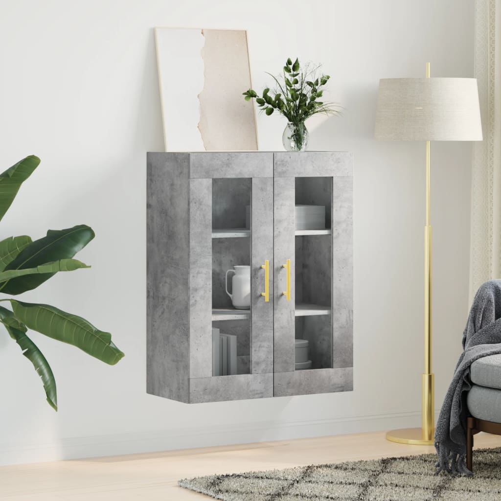 Hangkast 69,5X34X90 Cm Betongrijs