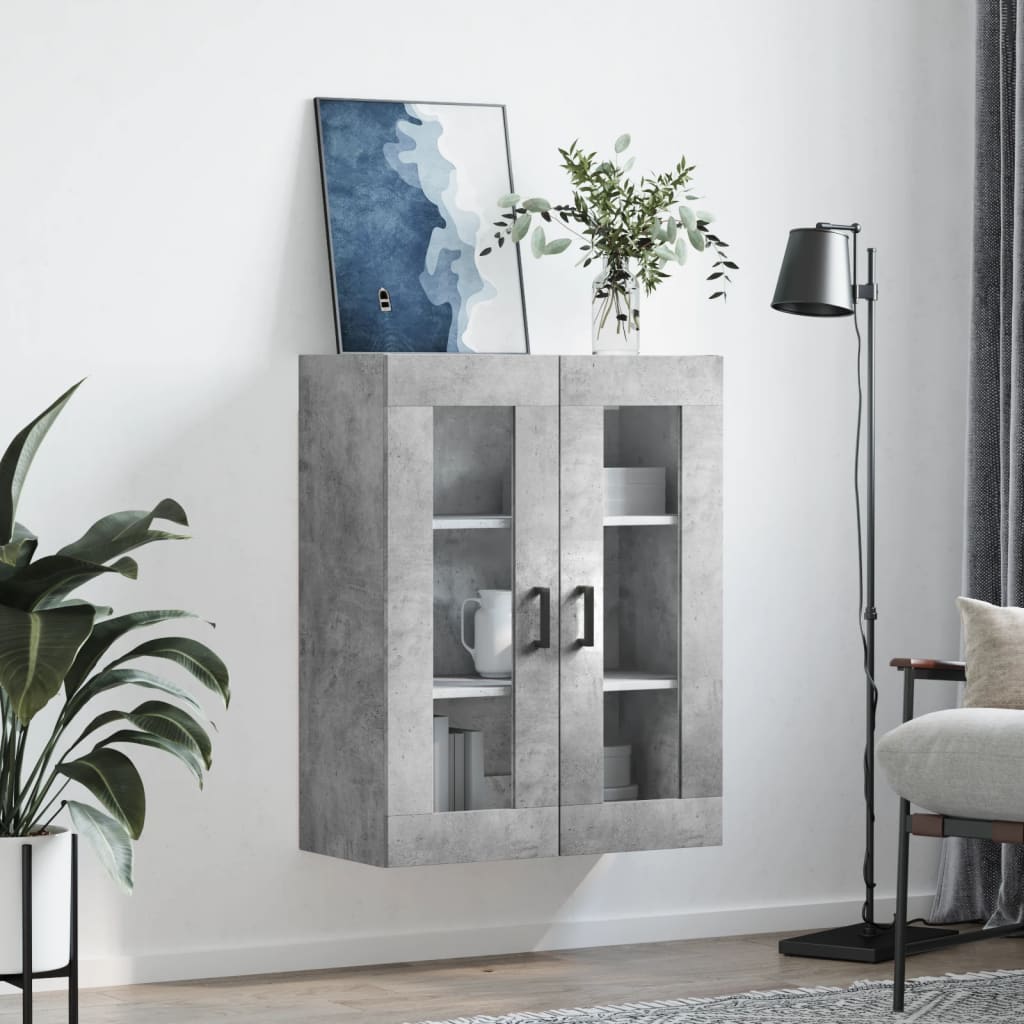 Hangkast 69,5X34X90 Cm Betongrijs
