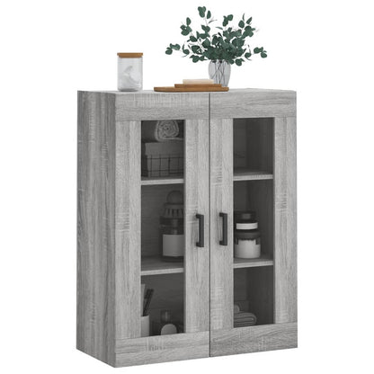 Hangkast 69,5X34X90 Cm Grijs Sonoma Eikenkleurig