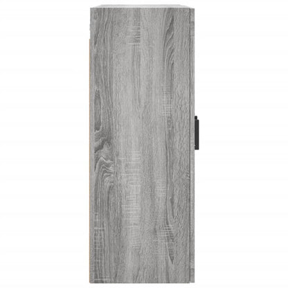 Hangkast 69,5X34X90 Cm Grijs Sonoma Eikenkleurig