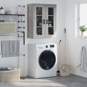Bovenkast 69,5x34x90 cm grijs sonoma eiken