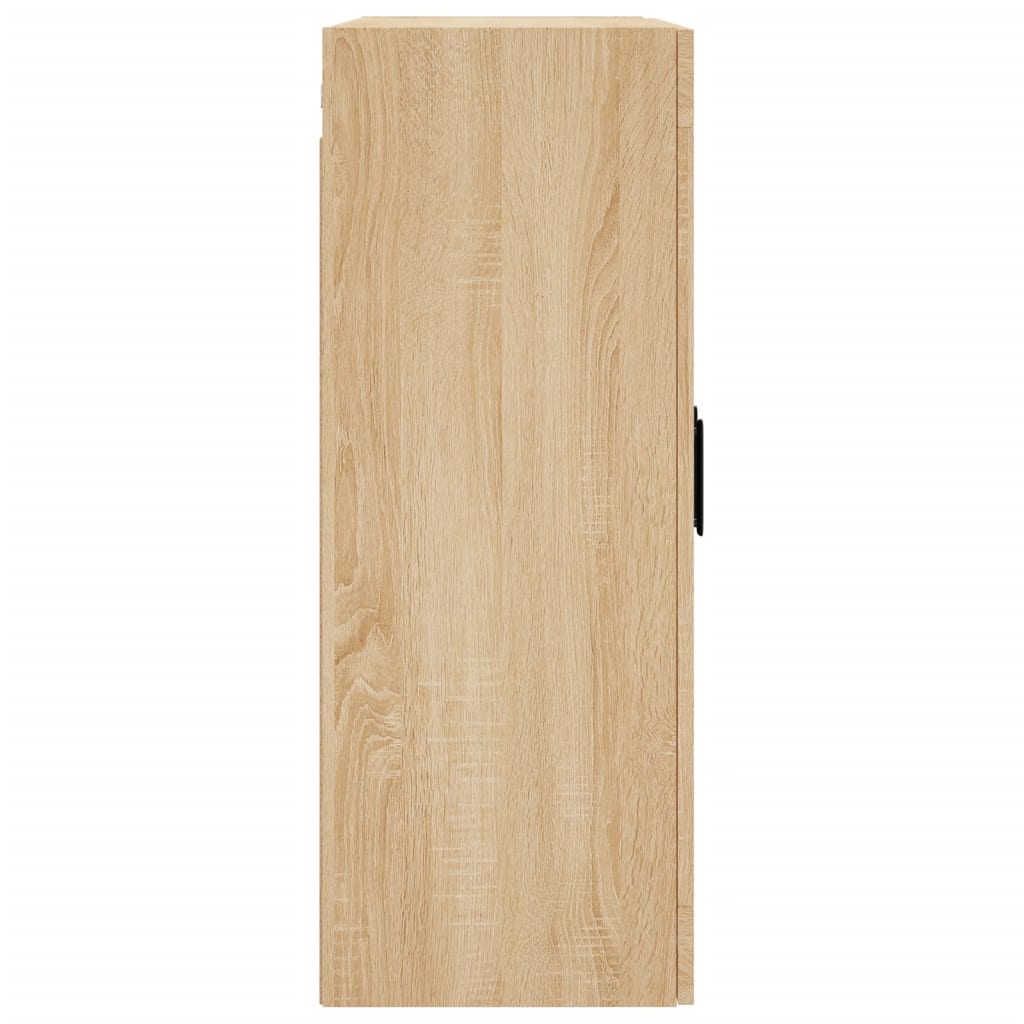Wandkast 69,5X34X90 Cm Kleurig Sonoma eiken