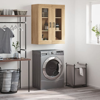 Wandkast 69,5X34X90 Cm Kleurig Sonoma eiken