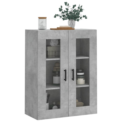 Wandkast 69,5X34X90 Cm Betongrijs