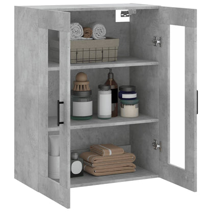 Wandkast 69,5X34X90 Cm Betongrijs