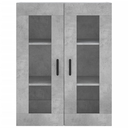 Wandkast 69,5X34X90 Cm Betongrijs