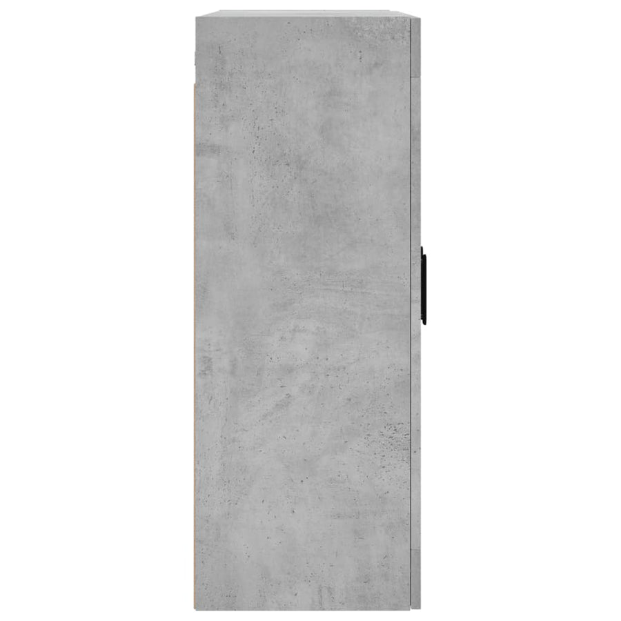Wandkast 69,5X34X90 Cm Betongrijs