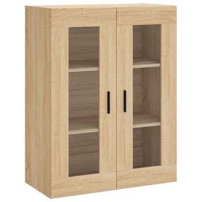 Bovenkast 69,5x34x90 cm sonoma eikenkleurig