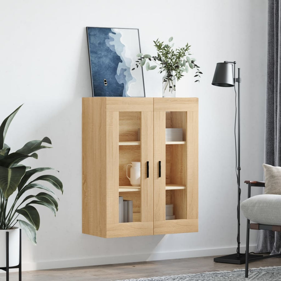 Bovenkast 69,5x34x90 cm sonoma eikenkleurig