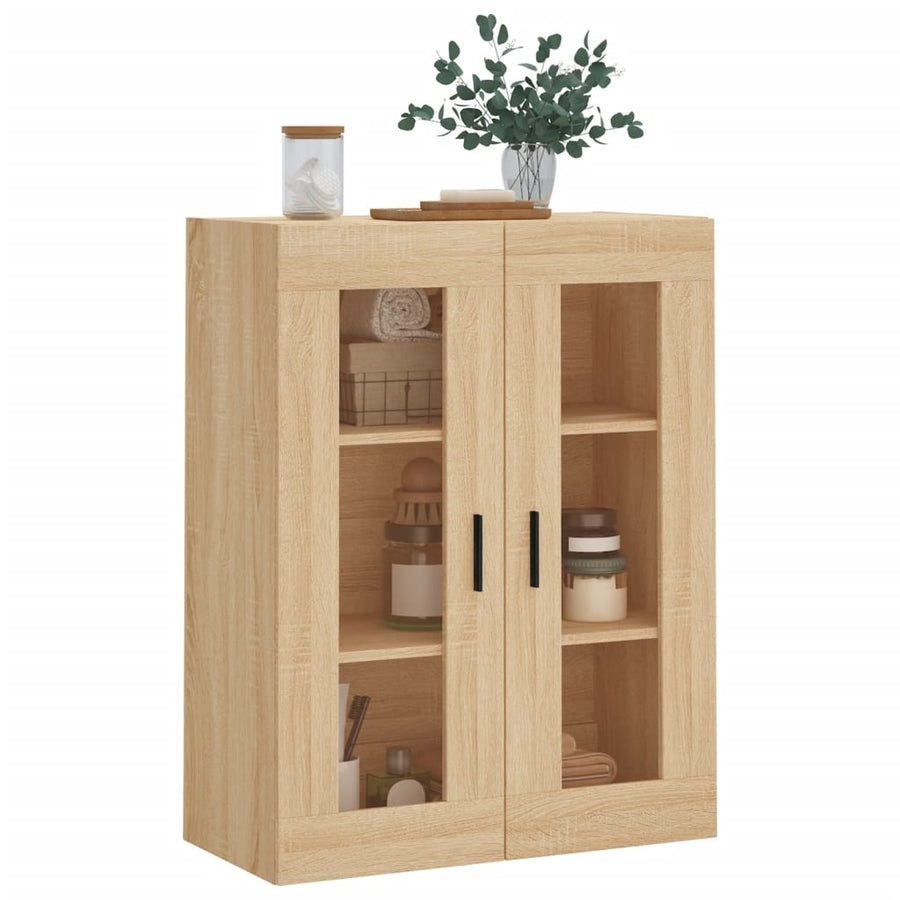 Bovenkast 69,5x34x90 cm sonoma eikenkleurig